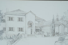 Load image into Gallery viewer, Verickson Signed Architectural House Pencil Drawing
