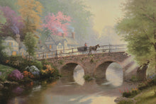 Load image into Gallery viewer, Thomas Kinkade “Hometown Bridge” – Limited Edition Lithograph (Hometown Memories V) w/ COA