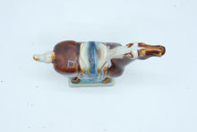Load image into Gallery viewer, Chinese Tang Style Sancai Glazed Ceramic Horse Figurine Brown Blue