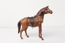 Load image into Gallery viewer, Leather Horse Figurine