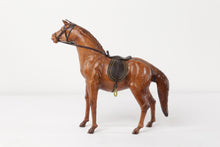 Load image into Gallery viewer, Leather Horse Figurine