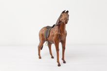 Load image into Gallery viewer, Leather Horse Figurine