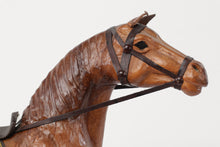 Load image into Gallery viewer, Leather Horse Figurine
