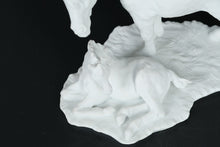 Load image into Gallery viewer, Kaiser Limited Edition Mare & Foal – White Bisque Porcelain Sculpture (#1726/5000)