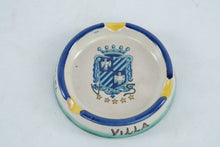 Load image into Gallery viewer, Vietri Italy Villa Serbelloni Grand Hotel Ceramic Ashtray 4.5 Inch