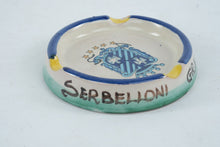 Load image into Gallery viewer, Vietri Italy Villa Serbelloni Grand Hotel Ceramic Ashtray 4.5 Inch