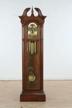 Load image into Gallery viewer, Howard Miller 61st Anniversary Grandfather Clock – Traditional Cherry Wood Longcase Clock