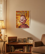 Load image into Gallery viewer, “It’s Howdy Doobie Time!” 16x20 Poster Print – Retro Parody Art by K. Adair (2020)