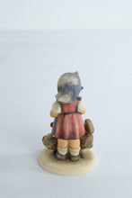 Load image into Gallery viewer, Vintage Goebel Hummel Feeding Time Figurine 199 0 West Germany Girl With Chicks