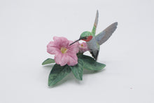 Load image into Gallery viewer, Lenox Hummingbird Fine Porcelain Figurine Flowers Original Papers