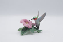 Load image into Gallery viewer, Lenox Hummingbird Fine Porcelain Figurine Flowers Original Papers