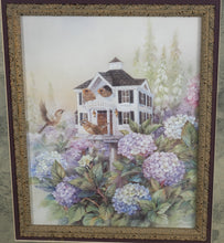 Load image into Gallery viewer, “Hydrangea Haven” by Lena Liu – Signed & Numbered Print in Ornate Frame