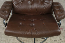 Load image into Gallery viewer, Vintage Ekornes Stressless Brown Leather Recliner and Ottoman II – Norway