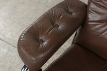 Load image into Gallery viewer, Vintage Ekornes Stressless Brown Leather Recliner and Ottoman II – Norway