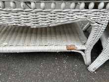 Load image into Gallery viewer, Set of 3 White Wicker Tables – Great DIY Project! – Only $7.95 for All