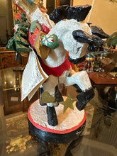 Load image into Gallery viewer, House of Hatten St. Nicholas Santa on Horse Figurine “Spirit of Giving” 12.75” Tall