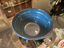Load image into Gallery viewer, Jugtown Ware Blue Glazed Stoneware Bowl – North Carolina Pottery, 11" Round
