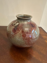 Load image into Gallery viewer, Jugtown Pottery Handcrafted Stoneware Vase – Dated 1992, Vintage North Carolina Studio Pottery (7” x 7”)