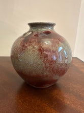 Load image into Gallery viewer, Jugtown Pottery Handcrafted Stoneware Vase – Dated 1992, Vintage North Carolina Studio Pottery (7” x 7”)