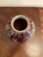Load image into Gallery viewer, Jugtown Pottery Handcrafted Stoneware Vase – Dated 1992, Vintage North Carolina Studio Pottery (7” x 7”)