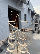 Load image into Gallery viewer, Wrought Iron Scrollwork Christmas Tree with Star Topper