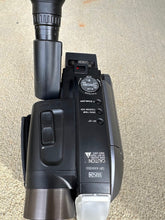 Load image into Gallery viewer, JVC GR-AXM300 Compact VHS Camcorder Bundle – 44x Zoom w/ Ambico Battery, Case & Manual (Untested)