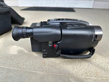 Load image into Gallery viewer, JVC GR-AXM300 Compact VHS Camcorder Bundle – 44x Zoom w/ Ambico Battery, Case & Manual (Untested)