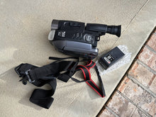 Load image into Gallery viewer, JVC GR-AXM300 Compact VHS Camcorder Bundle – 44x Zoom w/ Ambico Battery, Case & Manual (Untested)