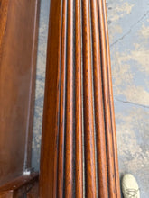 Load image into Gallery viewer, King Burl Walnut Sleigh Bed with Rails — Charles X Inspired Design