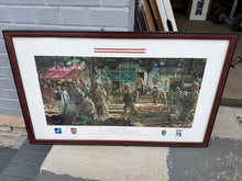Load image into Gallery viewer, First In Last Out Limited Edition Military Art Print by James Dietz Signed Framed 35 x 22