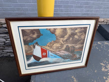 Load image into Gallery viewer, Two Surfmen On Patrol US Coast Guard Limited Edition Print Signed Framed 26 x 20