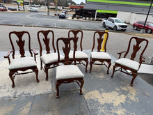 Load image into Gallery viewer, Set of 6 Dianna Traditional Carved Wood Dining Chairs