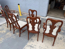 Load image into Gallery viewer, Set of 6 Dianna Traditional Carved Wood Dining Chairs