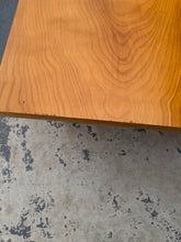 Load image into Gallery viewer, Modern Minimalist Solid Cherry Low Coffee Table with Curly Grain