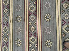 Load image into Gallery viewer, Handwoven Southwestern Style Wool Area Rug with Geometric Motifs