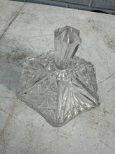 Load image into Gallery viewer, Cut Crystal Covered Candy Dish with Lid Pedestal Feet