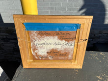 Load image into Gallery viewer, Guardian of the City Winged Lion Painting Oil and Sand on Board by Pietra Naldoni Thomeyc