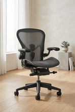 Load image into Gallery viewer, Herman Miller Aeron Size B Ergonomic Office Chair Black Mesh PostureFit