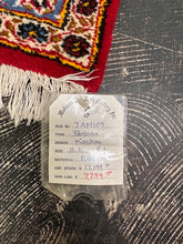Load image into Gallery viewer, Persian Kashan Wool Rug 8x11 Red Navy Hand Knotted Area Rug