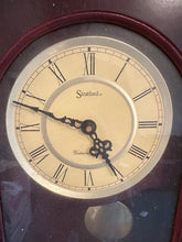 Load image into Gallery viewer, Stratford “Westminster” Wall Clock – Traditional Regulator Style Pendulum Clock, Wood Case