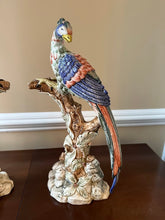 Load image into Gallery viewer, Mottahedeh “Brighton Pavilion Birds” Porcelain Figurines – Colonial Williamsburg, Pair, 1998