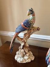Load image into Gallery viewer, Mottahedeh “Brighton Pavilion Birds” Porcelain Figurines – Colonial Williamsburg, Pair, 1998