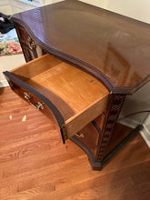 Load image into Gallery viewer, 1.) Hickory Furniture “American Masterpiece” Serpentine Front Oversized Nightstand