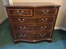 Load image into Gallery viewer, 2.) Hickory Furniture “American Masterpiece” Serpentine Front Oversized Nightstand