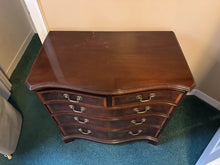 Load image into Gallery viewer, 2.) Hickory Furniture “American Masterpiece” Serpentine Front Oversized Nightstand