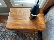 Load image into Gallery viewer, Samuel Lawrence Solid Oak Nightstand with Carved Shell Motif