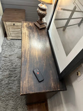 Load image into Gallery viewer, Crate and Barrel Attributed Faulkner Library Cabinet Solid Wood Glass Door Bookcase