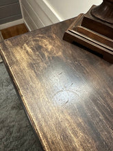 Load image into Gallery viewer, Crate and Barrel Attributed Faulkner Library Cabinet Solid Wood Glass Door Bookcase