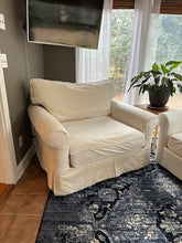 Load image into Gallery viewer, Arhaus Oversized Slipcovered Chair 48 Inch in Cream