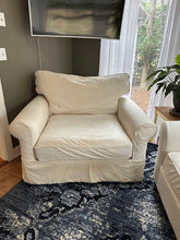 Load image into Gallery viewer, Arhaus Oversized Slipcovered Chair 48 Inch in Cream